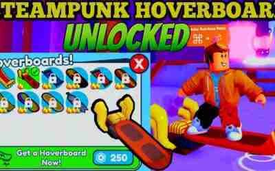Unlocking The New Steampunk Hoverboard In Pet Simulator X!  How to Get  Free Hoverboards