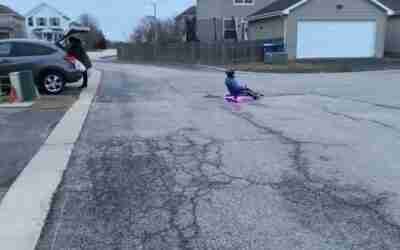 Wheelies on hoverboards
