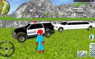 Stickman Car Driver Simulator #11 – Spider Policeman In Coupe – Android Gameplay