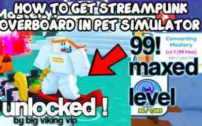 This is How i got Steampunk Hoverboard in Pet Simulator X!