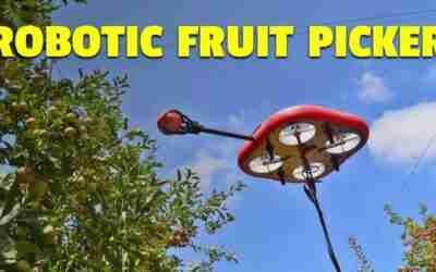 These Robotic Drones Autonomously Pick Fruits In Farms