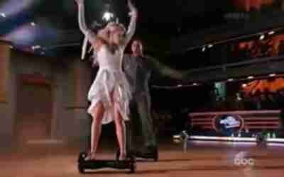 Carlos and Witney Dancing on Hoverboards   Oct 26, 2015