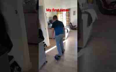 First time on hoverboard