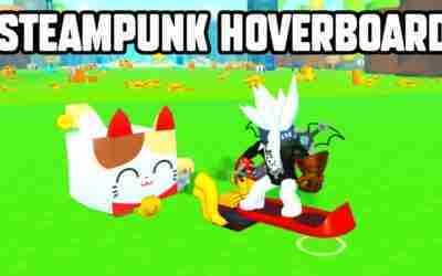 I GOT THE STEAMPUNK HOVERBOARD! in Pet Simulator X – LVL 99 MASTERY