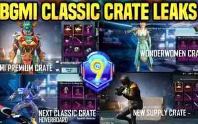 BGMI NEXT CLASSIC CRATE LEAKS | GET FREE HOVERBOARD | PREMIUM, SUPPLY, LUCKY CRATES & RELEASE DATE !