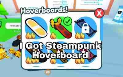 I Got Steampunk Hoverboard || Pet Simulator X