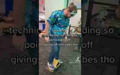 Rating our hoverboard skills!