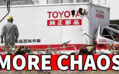Toyota Shutting DOWN Production due to Earthquake in Japan…