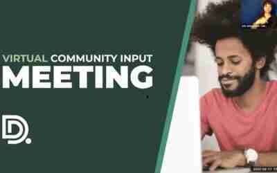Virtual Community Input Meeting  March 17, 2022