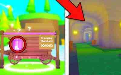 I Found a BIG SECRET inside the TRAVELING MERCHANT in Pet Simulator X!