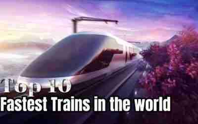 Top 10 fastest Train in the World /top 10 fastest high speed trains in the world 2021