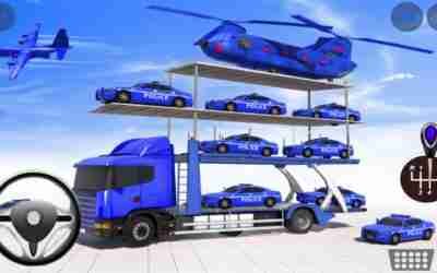 Island City Police Car Transport – Police Car Parking – Android Gameplay