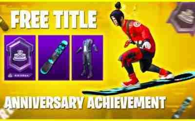 GET FREE PERMANENT ANNIVERSARY CELEBRATION TITLE & OUTFIT | ANNIVERSARY HOVERBOARD SKIN PUBG MOBILE