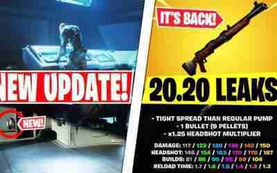 MASSIVE Fortnite UPDATE! (Drive Reboot VAN, Hunting Rifle/PUMP RETURN)