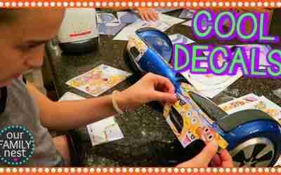 DECORATING OUR HOVERBOARDS WITH COOL DECALS