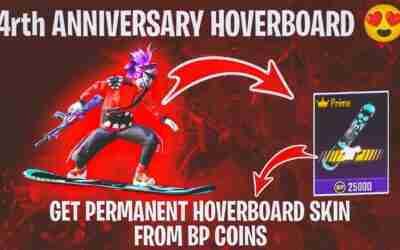 GET FREE 4rth ANNIVERSARY HOVERBOARD SKIN | 4rth ANNIVERSARY CELEBRATION NEW EVENTS IN PUBG MOBILE