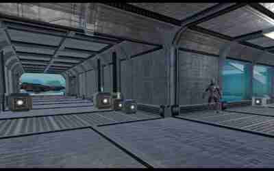 Scifi Corridor World in AltspaceVR