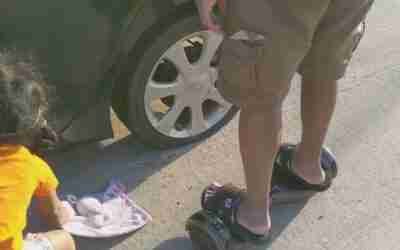 How to ride a hoverboard