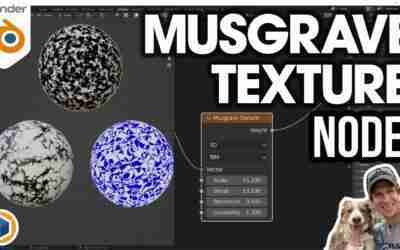 How to Use the MUSGRAVE TEXTURE NODE in Blender!