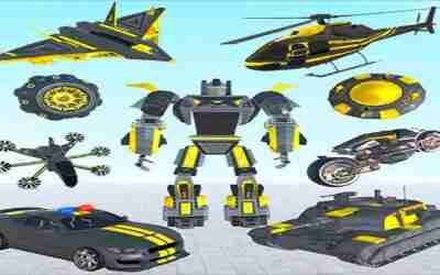 Grand US Robot Police Car Transform Battle – Android iOS Gameplay