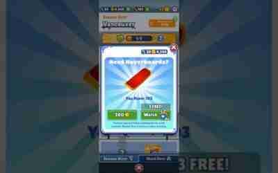 My 117 hoverboard complete in subway surfers