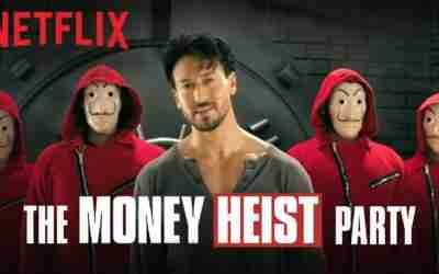 The Money Heist Party ft. Tiger Shroff | Pepsi x Netflix India