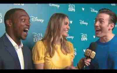 Jet Lag? Chris Evans and Anthony Mackie Get in Insane Giggle Fit