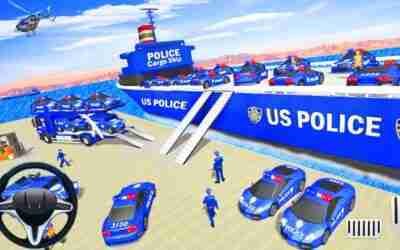 Jeep Transport Ship – Police Car Transport Games – Android Gameplay