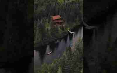 Tiny Cabin In Quebec – best place to live in Canada #shorts