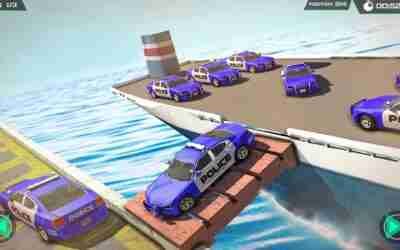 US Police Car Transporter Driving – Police Trailer Truck Driver Simulator 3D – Android GamePlay