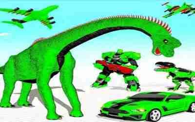Dino Robot Oil Truck Transform: Red Hero Robot – Android iOS Gameplay