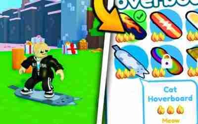REAKCJA LUDZI NA CAT HOVERBOARD w PET SIMULATOR X! (Roblox)