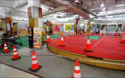 Hoverboard Obstacle Course