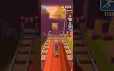 Gameplay in Mobile Subway surfers – #shorts #youtube -?62(5)