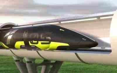 VERY FAST!!! Futuristic train in the new era of virgin hyperloop