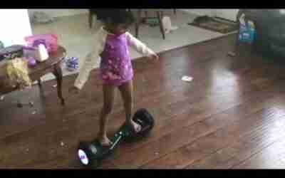 Srilalitha on hoverboard #hoverboard