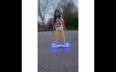 My 2nd Time Riding A Hoverboard (I used my dad's hoverboard)