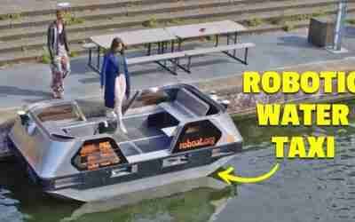 This Robotic Boat is a Driverless Water Taxi