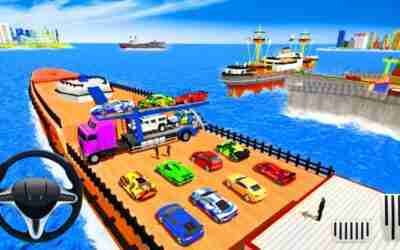 US Police Robot Car Transport – Police Cargo Truck Transporter – Android Gameplay