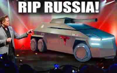 Elon Musk LEAKED The TERRIFYING Military Tesla Cybertruck To Stop Russia