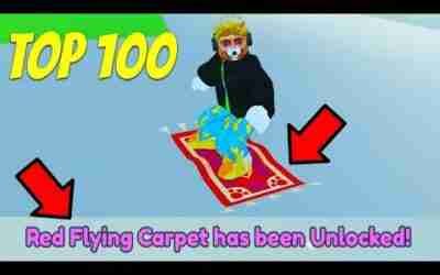 WHAT HAPPENS WHEN YOU GET THE RED FLYING CARPET HOVERBOARD IN PET SIMULATOR X (TOP 100)