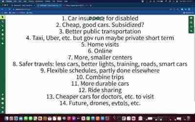 Better transportation for disabled and why its disability issue