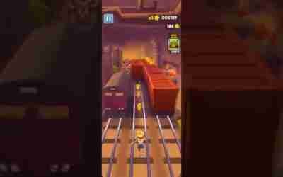 Gameplay in Mobile Subway surfers – #shorts #youtube -?59(2)