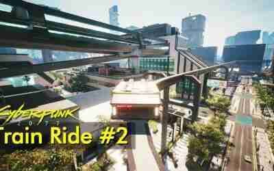 Train ride #2 – City Center, Heywood, Westbrook (Metro System mod) | Cyberpunk 2077