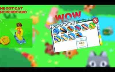 This YouTuber Unlocked Cat Hoverboard!! | Pet Simulator X..