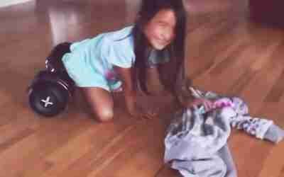 Me going on a hoverboards i was so scared