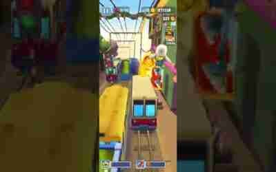 subway surfers subway ride hoverboard #shorts (3)
