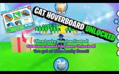 UNLOCKING The CAT HOVERBOARD in Pet Simulator X