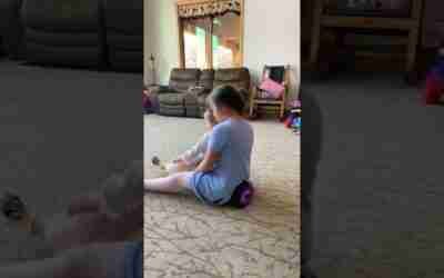 AMAZING GIRLS RIDING HOVERBOARD #shorts