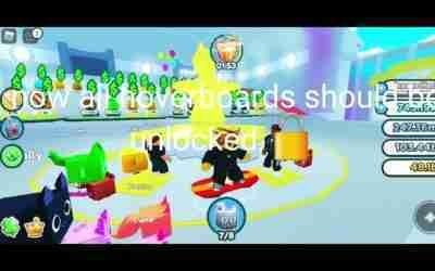 Pet Simulator X Unlock All Hoverboards Script | Roblox